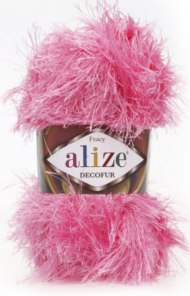 Fir de tricotat sau crosetat - FANCY - ALIZE DECOFUR ROZ 98