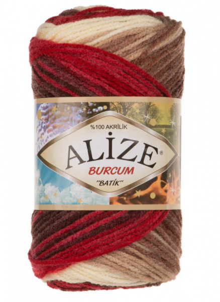Fir de tricotat sau crosetat - Fir ACRILIC ALIZE BURCUM BATIK DEGRADE 4574