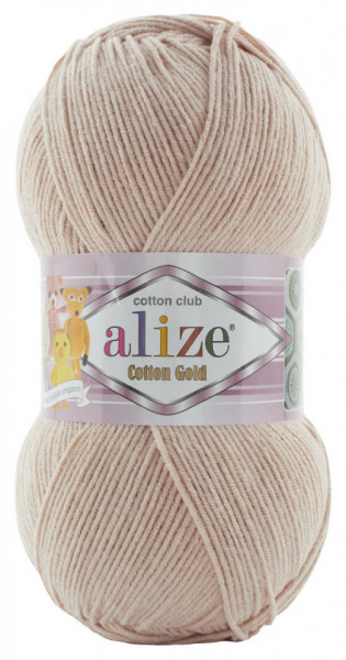 Fir de tricotat sau crosetat - Fir ALIZE COTTON GOLD BEJ 314
