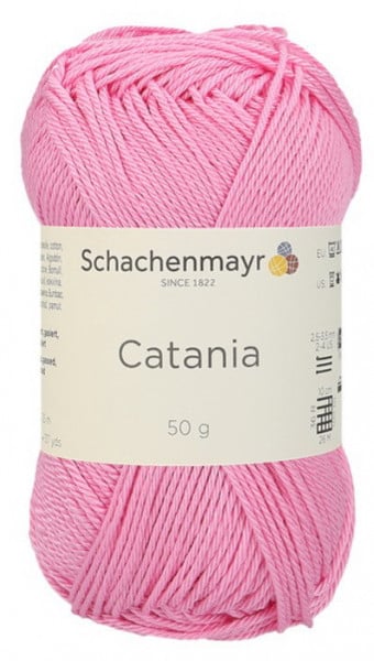 Fir de tricotat sau crosetat - Fir BUMBAC 100% MERCERIZAT CATANIA ROZ 222