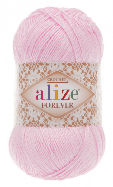 Fir de tricotat sau crosetat - Fir microfibra ALIZE FOREVER ROZ 185