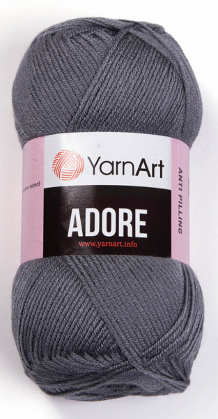 Fir de tricotat sau crosetat - Fire acril anti pilling YARNART ADORE COD 347