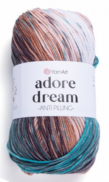 Fir de tricotat sau crosetat - Fire acril anti pilling YARNART ADORE DREAM COD 1055