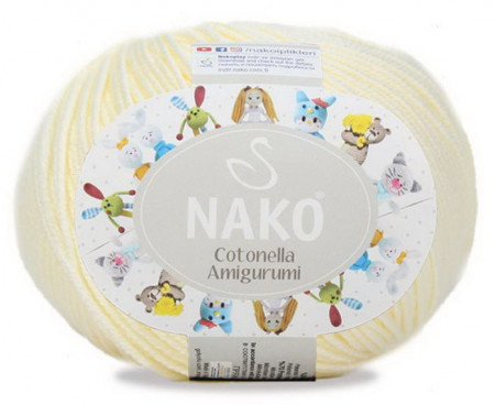 Fir de tricotat sau crosetat - Fire NAKO COTONELLA AMIGURUMI CREAM 256