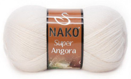 Fir de tricotat sau crosetat - Fire tip mohair acril NAKO SUPER ANGORA CREAM 10470