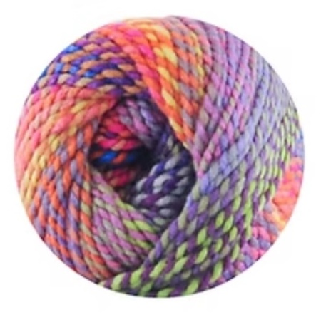 Fir de tricotat sau crosetat - Fire tip mohair din acril Kamgarn Papatya Confetti degrade 11 - Img 2