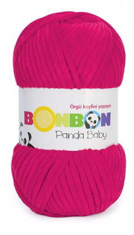 Fir de tricotat sau crosetat - Fire tip mohair din acril NAKO BONBON PANDA BABY ROZ 3125