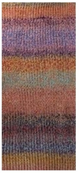 Fir de tricotat sau crosetat - Fire tip mohair din acril NAKO HERCAI DEGRADE 28179 - Img 2