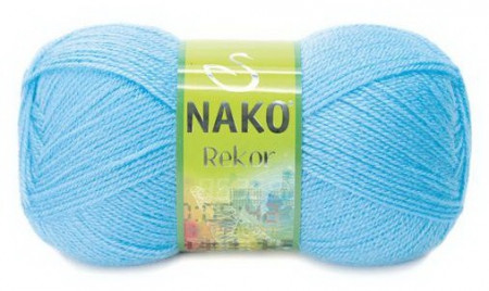 Fir de tricotat sau crosetat - Fire tip mohair din acril premium Nako REKOR  BLEO 214