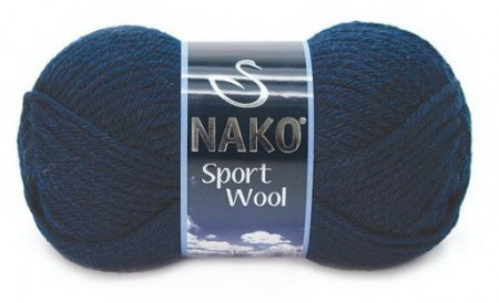 Fir de tricotat sau crosetat - Fire tip mohair din acril si lana Nako Sport Wool Bleomarin 3088