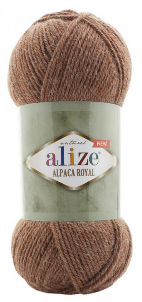 Fir de tricotat sau crosetat - Fire tip mohair din alpaca 15%, lana 30%, acril 55% Alize Alpaca Royal New MARO 558