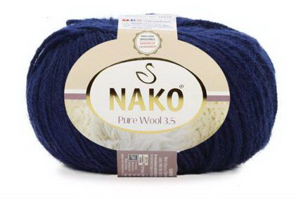 Fir de tricotat sau crosetat - Fire tip mohair din lana 100% Nako PURE WOOL 3.5 BLEOMAREN 2418