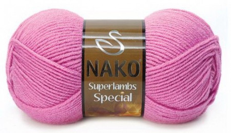 Fir de tricotat sau crosetat - Fire tip mohair din lana 50% si acril 50% Nako Superlambs Special MOV 2243