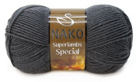 Fir de tricotat sau crosetat - Fire tip mohair din lana 50% si acril 50% Nako Superlambs Special GRI 1937