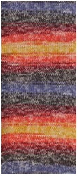 Fir de tricotat sau crosetat - Fire tip mohair din lana si polyamida Nako BOHO mix 32841 - Img 2