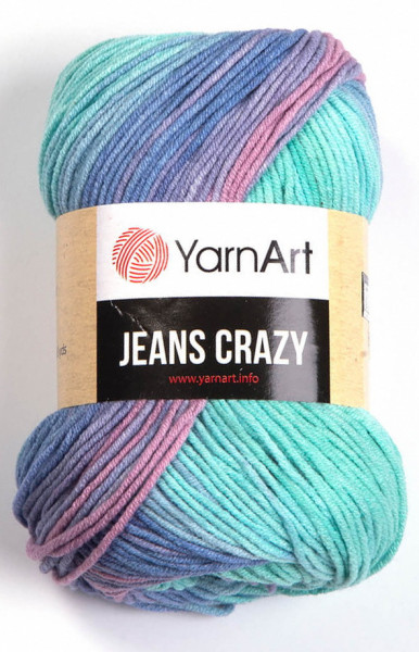 Fir de tricotat sau crosetat - Fire YARNART JEANS CRAZY COD 8203