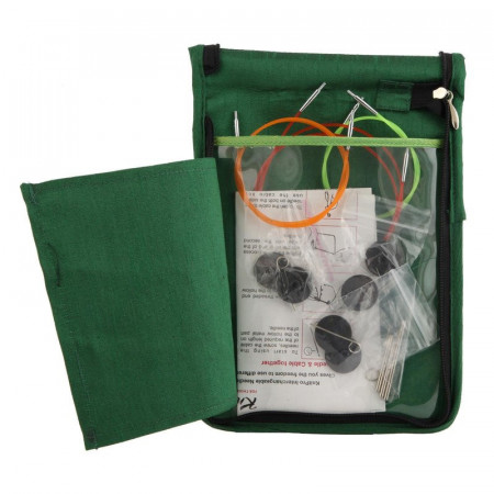 KnitPro BAMBOO - set crosete un singur capat tip TUNISIAN - Img 4