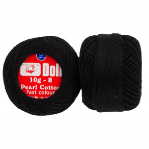 Cotton perle RED HEART cod BLACK - Img 2