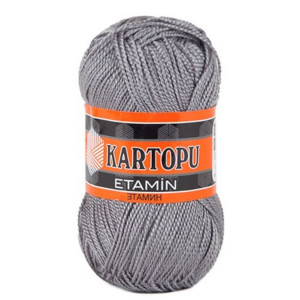 Fir de tricotat,brodat sau crosetat - Fir KARTOPU ETAMIN GRI 923