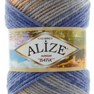 Fir de tricotat sau crosetat - Fir ACRILIC ALIZE BURCUM BATIK DEGRADE 7914
