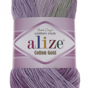 Fir de tricotat sau crosetat - Fir ALIZE COTTON GOLD BATIK - DEGRADE 4149