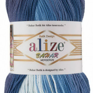 Fir de tricotat sau crosetat - Fir BUMBAC 100% ALIZE BAHAR BATIK 3299