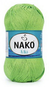Fir de tricotat sau crosetat - Fir BUMBAC 100% NAKO MIA VERDE 4892