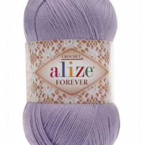 Fir de tricotat sau crosetat - Fir microfibra ALIZE FOREVER LILA 158