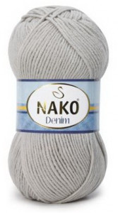 Fir de tricotat sau crosetat - FIR NAKO DENIM GRI 10344