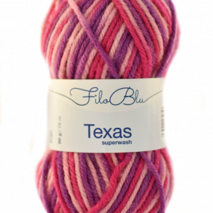 Fir de tricotat sau crosetat - Fire din lana 100% Filo Blu - Texas - 05