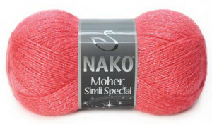 Fir de tricotat sau crosetat - Fire tip mohair acril NAKO MOHER SIMLI SPECIAL ROZ 10799