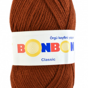 Fir de tricotat sau crosetat - Fire tip mohair din acril BONBON CLASIC MARO 98322