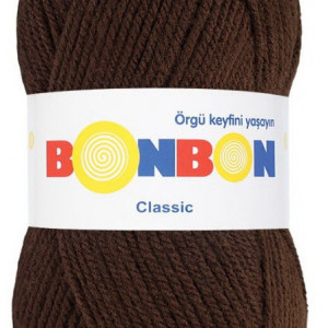 Fir de tricotat sau crosetat - Fire tip mohair din acril BONBON CLASIC MARO 98219