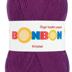 Fir de tricotat sau crosetat - Fire tip mohair din acril BONBON KRISTAL 98287