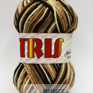 Fir de tricotat sau crosetat - Fire tip mohair din acril CANGURO - TRIS IMPRIMAT DEGRADE 363