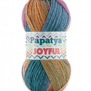 Fir de tricotat sau crosetat - Fire tip mohair din acril Kamgarn Papatya Joyful degrade 23