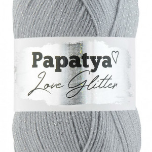 Fir de tricotat sau crosetat - Fire tip mohair din acril Kamgarn Papatya Love Glitter COD 2560