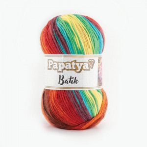 Fir de tricotat sau crosetat - Fire tip mohair din acril Kamgarn Papatya Batik degrade 39