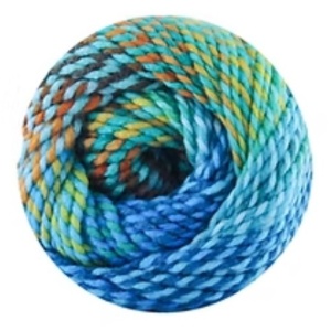 Fir de tricotat sau crosetat - Fire tip mohair din acril Kamgarn Papatya Confetti degrade 09 - Img 2