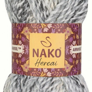 Fir de tricotat sau crosetat - Fire tip mohair din acril NAKO HERCAI DEGRADE 28062