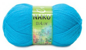 Fir de tricotat sau crosetat - Fire tip mohair din acril premium Nako REKOR  BLEO 235