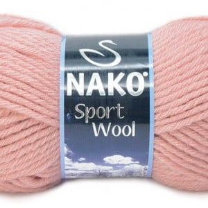 Fir de tricotat sau crosetat - Fire tip mohair din acril si lana Nako Sport Wool FREZ 2406
