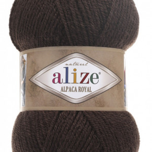 Fir de tricotat sau crosetat - Fire tip mohair din alpaca 30%, lana 15%, acril 55% Alize Alpaca Royal MARO 201