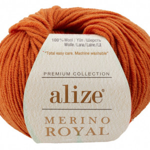 Fir de tricotat sau crosetat - Fire tip mohair din lana 100%, ALIZE MERINO ROYAL MARO 89