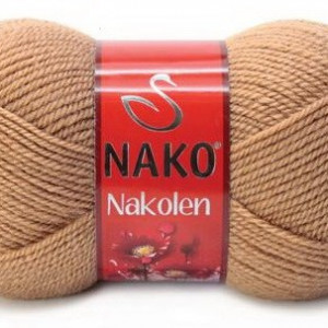 Fir de tricotat sau crosetat - Fire tip mohair din lana 50% si acril 50% Nakolen BEJ 221