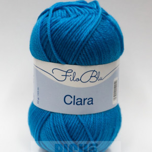 Fir de tricotat sau crosetat - Fire tip mohair din poliester Filo Blu - Clara 13