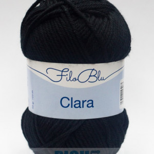 Fir de tricotat sau crosetat - Fire tip mohair din poliester Filo Blu - Clara 18