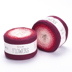 Fir de tricotat sau crosetat - Fire YARNART FLOWERS COD 269