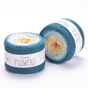 Fir de tricotat sau crosetat - Fire YARNART FLOWERS COD 270