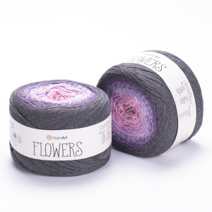 Fir de tricotat sau crosetat - Fire YARNART FLOWERS COD 276